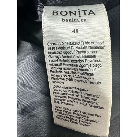 Bonita Women’s Faux Leather Black Full Zip Jacket Size 48 EU/ XXL US See Notes - Picture 9 of 16